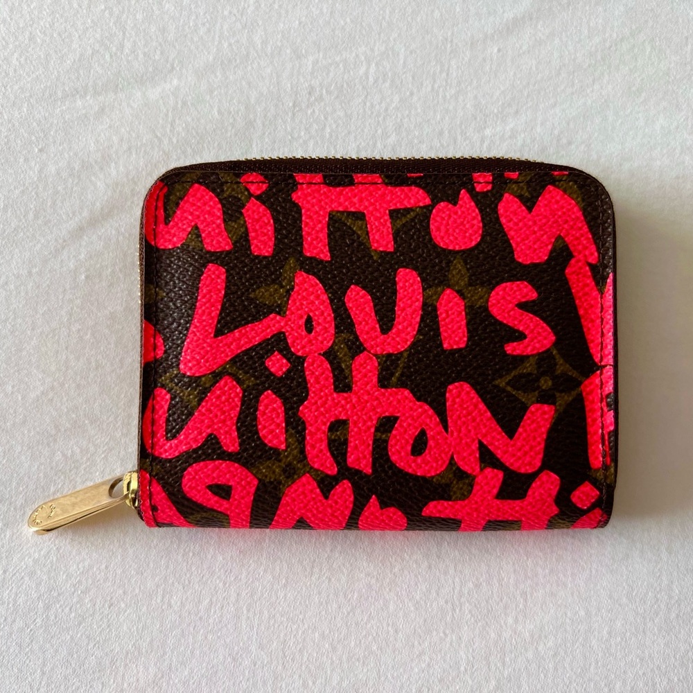 Louis Vuitton Stephen Sprouse Graffiti Zippy Pink